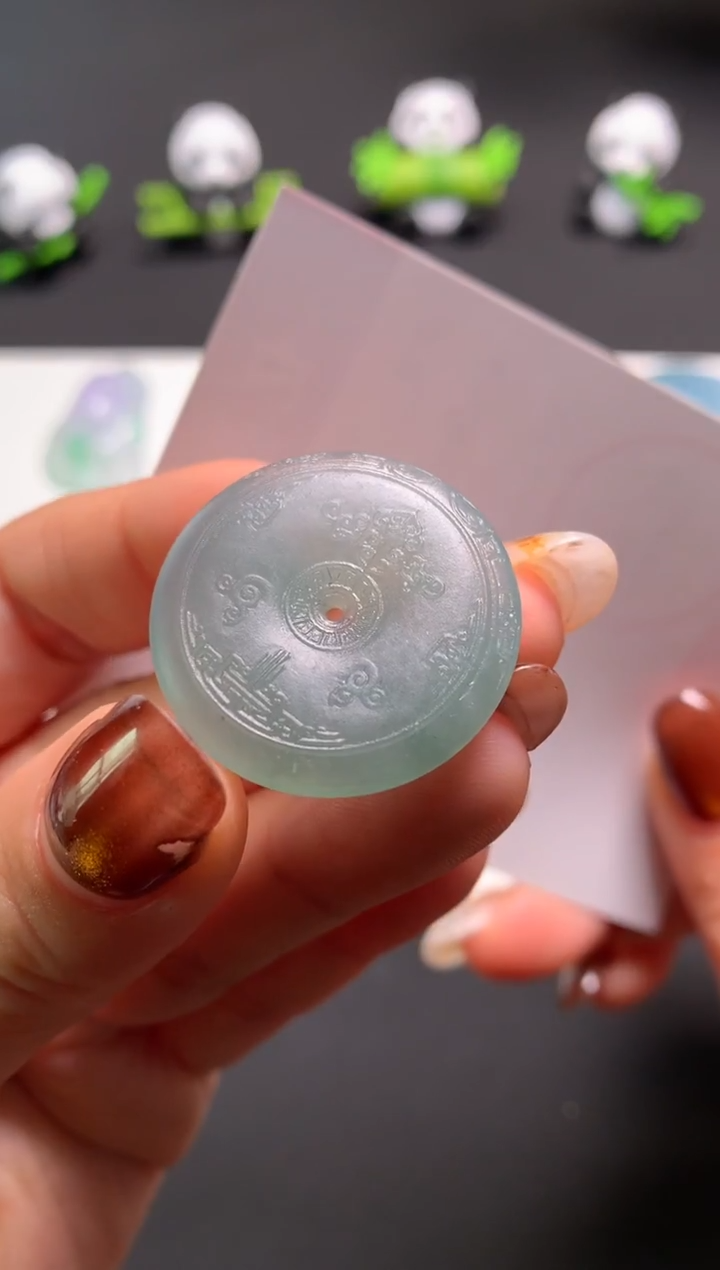 未镶嵌定制翡翠尺寸27.9*5.6