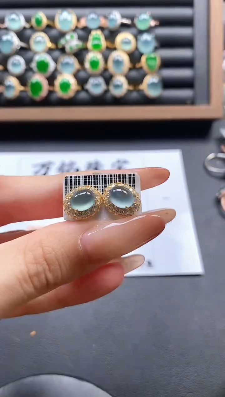 银S925镶嵌戒指翡翠51151