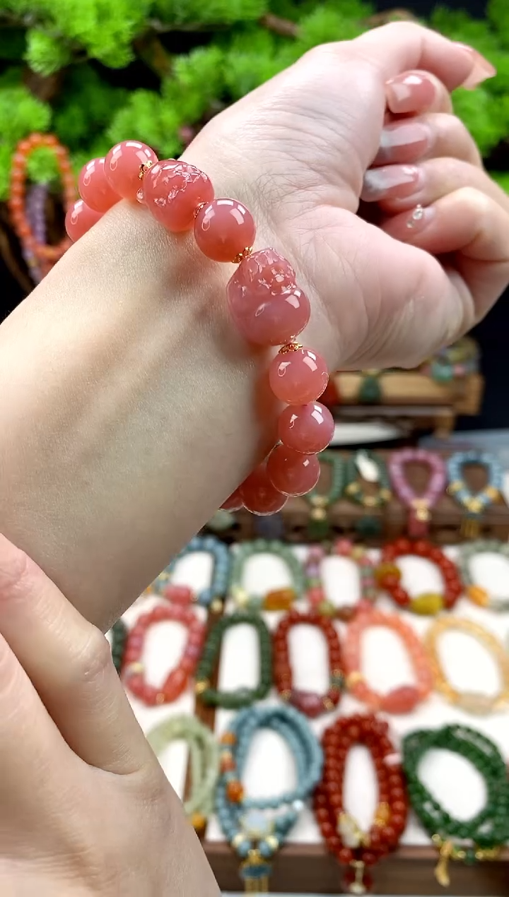 【闪购商品】玛瑙手饰未镶嵌（多样性发1）凤九