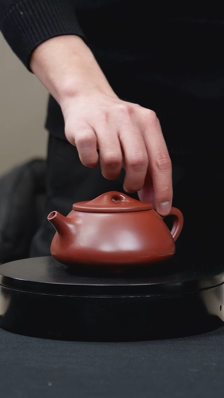 【闪购商品】紫砂茶壶101龙血砂石瓢手工紫砂壶