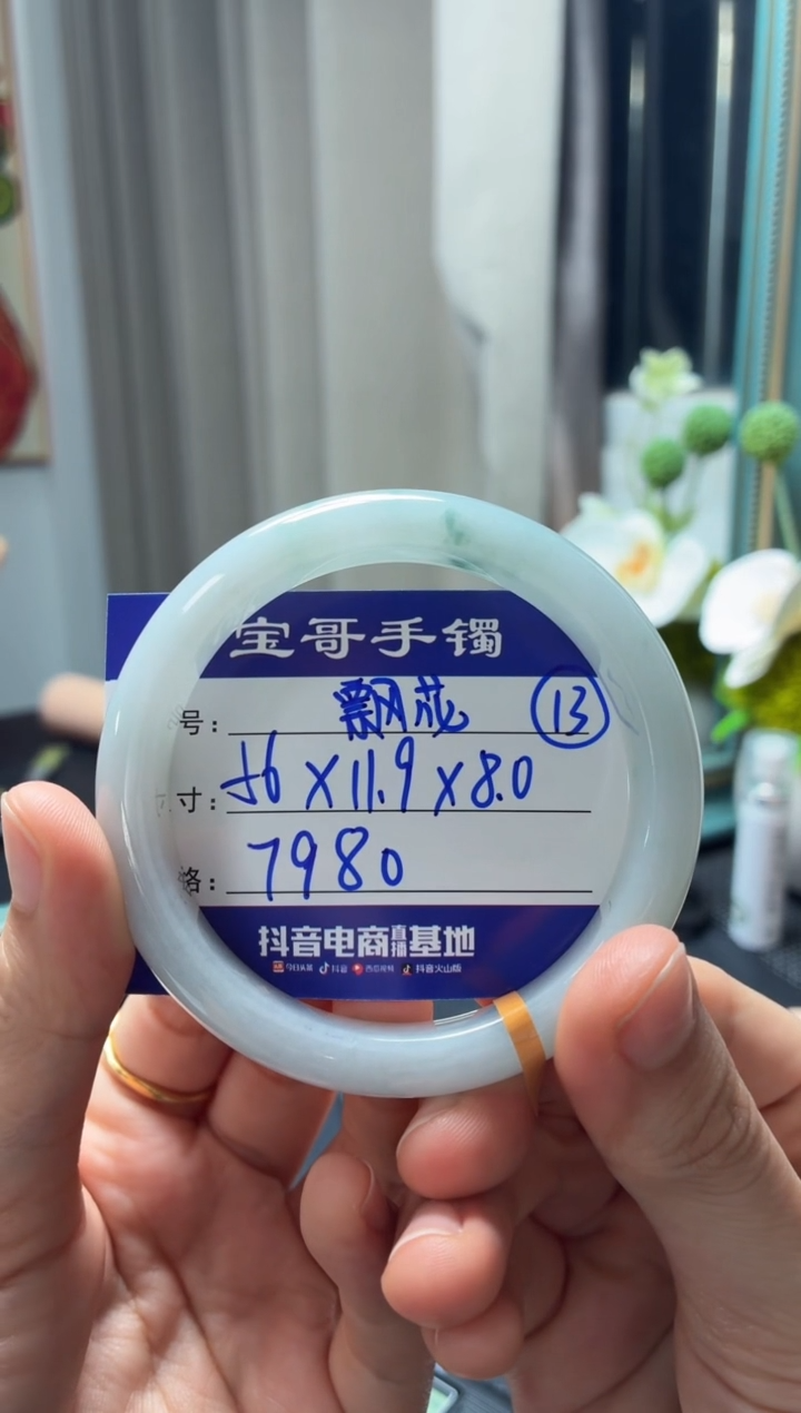 未镶嵌手镯翡翠翡翠手镯13号