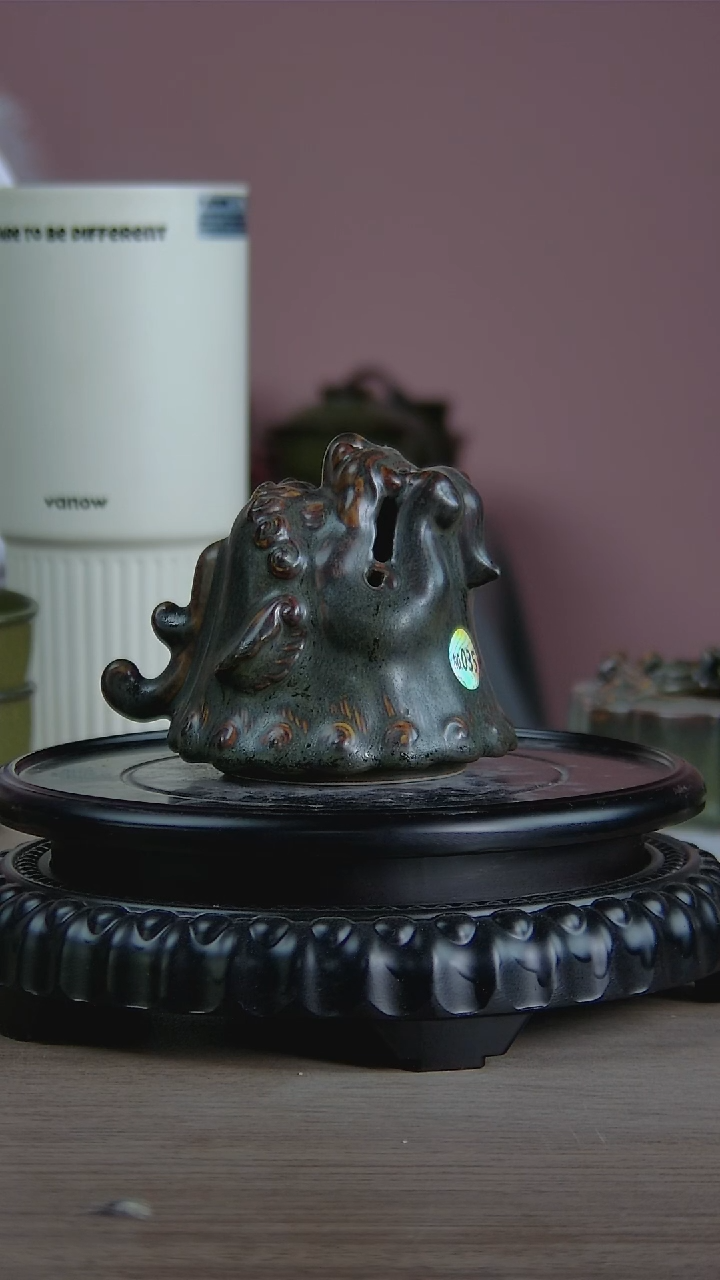 景韵堂仿清茶叶末釉