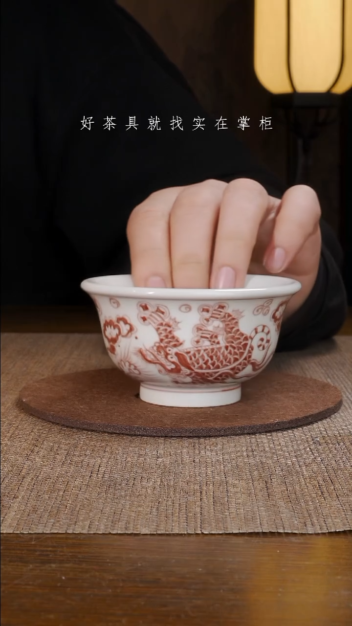【闪购商品】摆件景德镇手工手绘茶具大器宛成