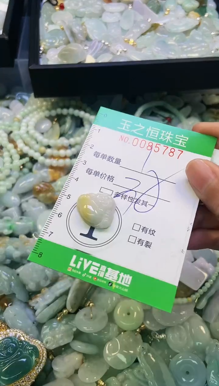 翡翠未镶嵌颈饰闪购0085787