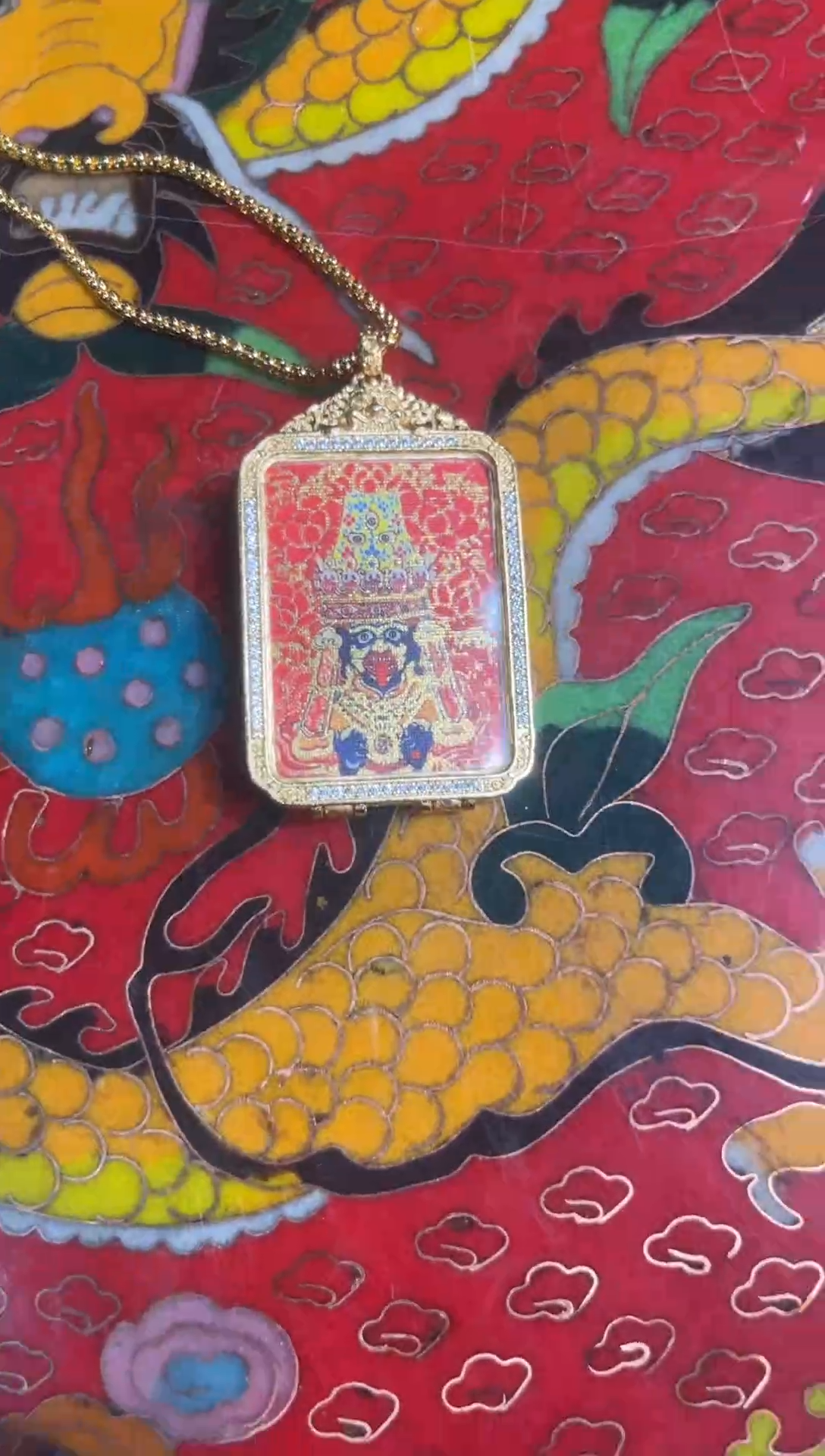 吊坠东东唐卡tk16