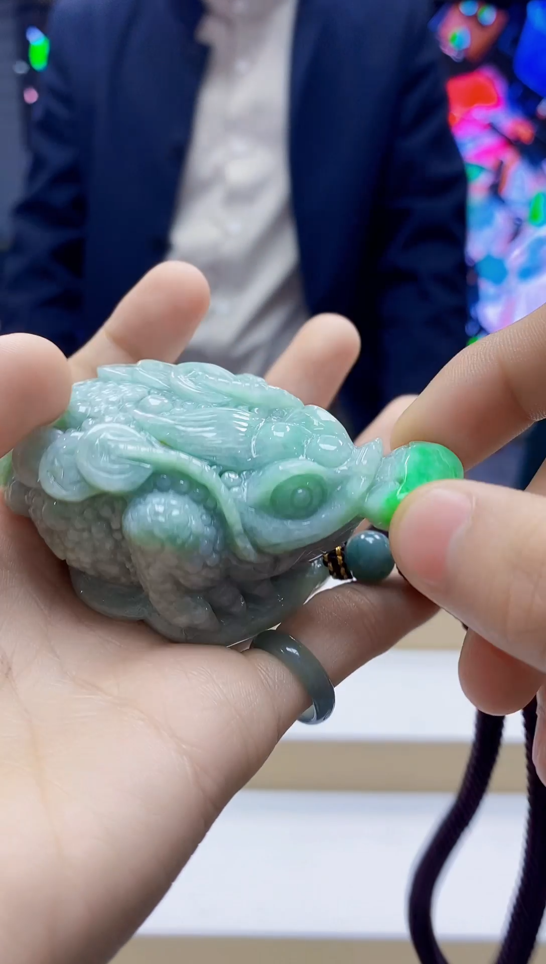 未镶嵌定制翡翠-毛货挂件18