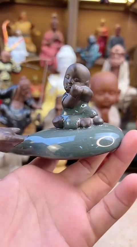 紫砂茶宠器闵茶宠摆件