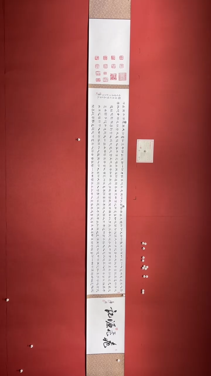 【闪购商品】书法陈占伟桃花源记金卷