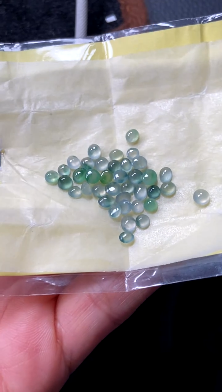 未镶嵌定制翡翠8天然缅甸A货翡翠蛋面