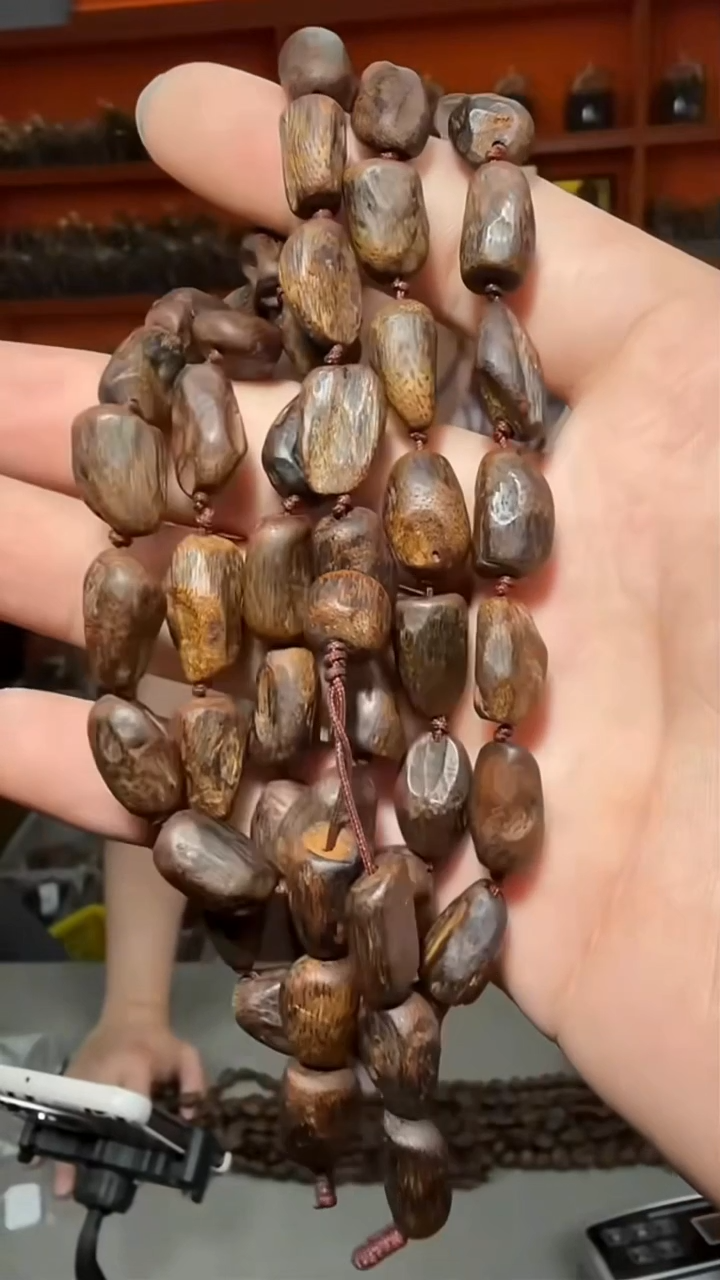沉香手串b13号沉水惠安瘤疤35g多样性发一