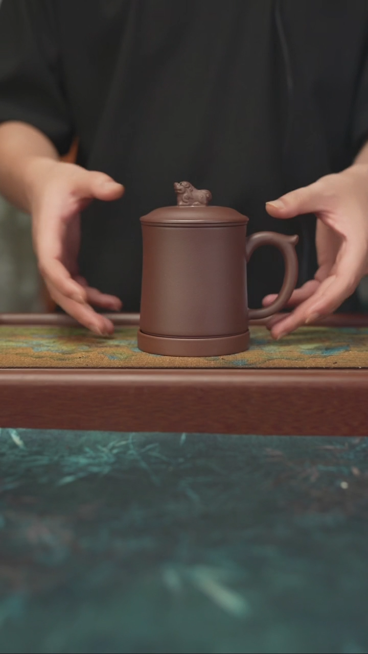 茶杯紫砂8.1 大光紫砂 四件套 盖杯