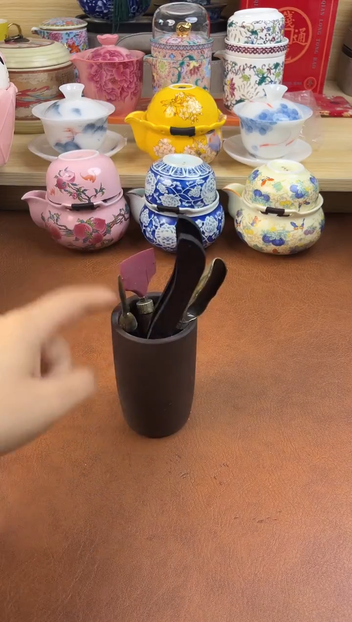 陶陶瓷茶具摆件旅行套组