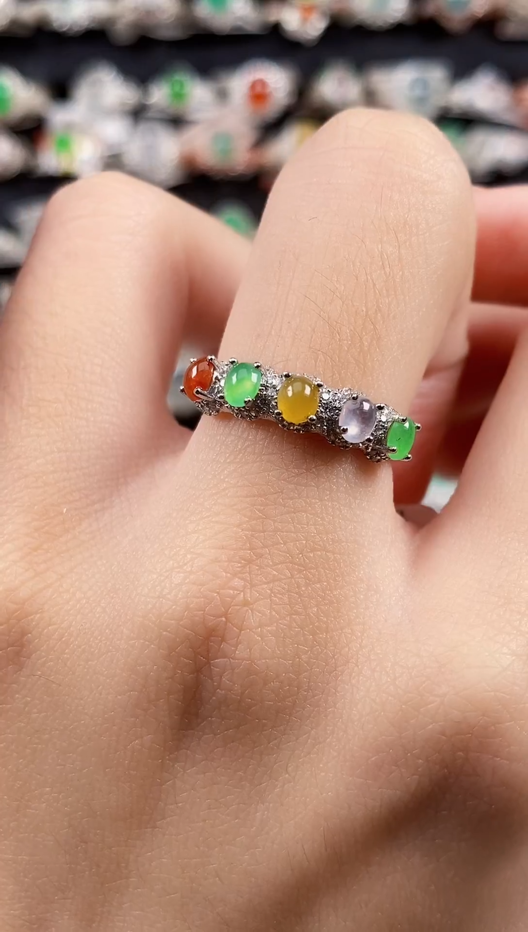 未镶嵌戒指翡翠天然A货翡翠106