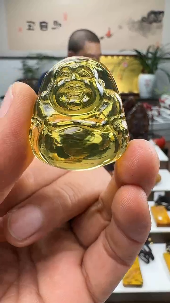 【闪购商品】未镶嵌琥珀吊坠(不含链)缅甸天然琥珀佛公吊坠