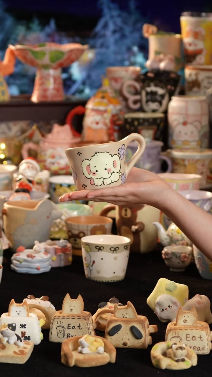 其他陶景德镇釉下彩手绘设计师款陶瓷