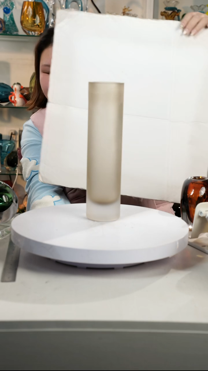 【闪购商品】琉璃【弘扬】高轻奢琉璃花器微瑕福利高30