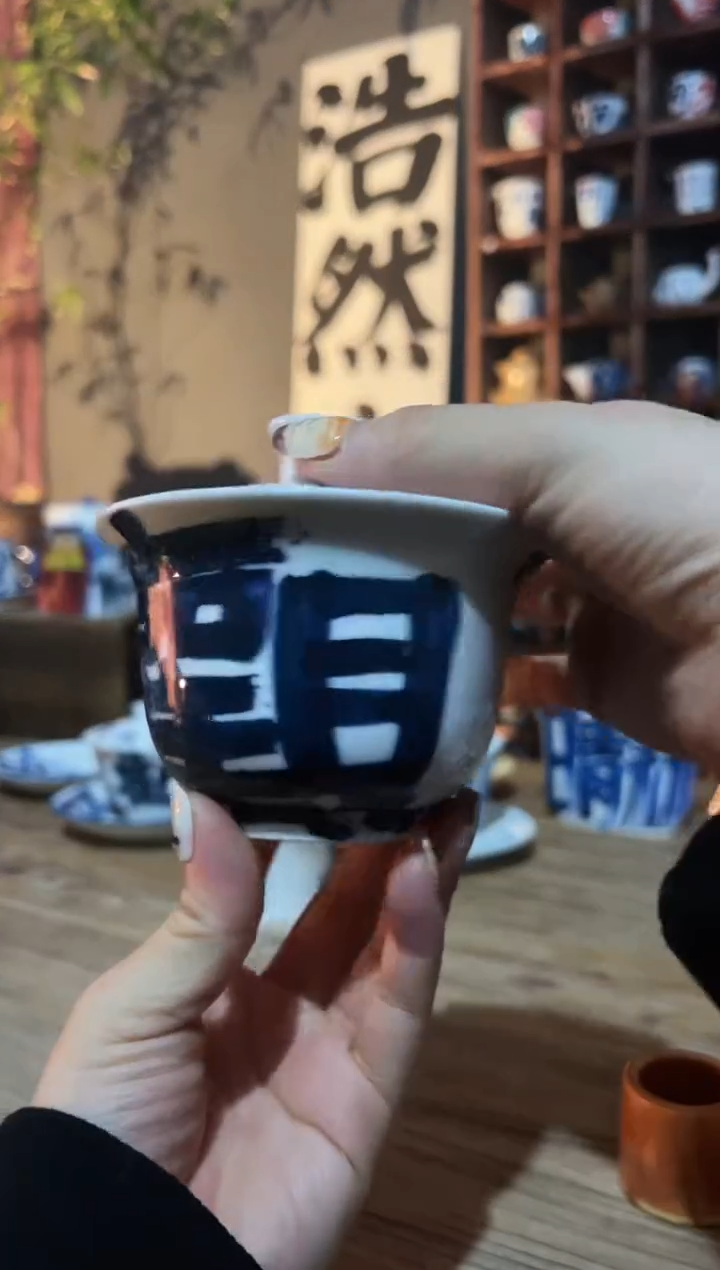 【闪购商品】观云听雨原创手绘茶具