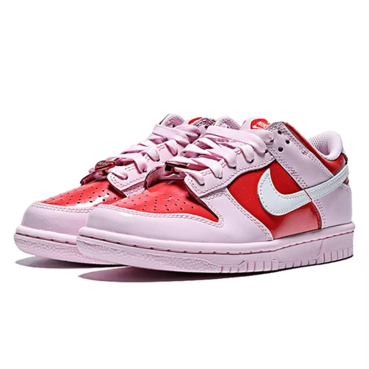 NIKE/耐克官方正品情人节限定DUNKLOW舒适休闲低帮（GS)IQ0218-663