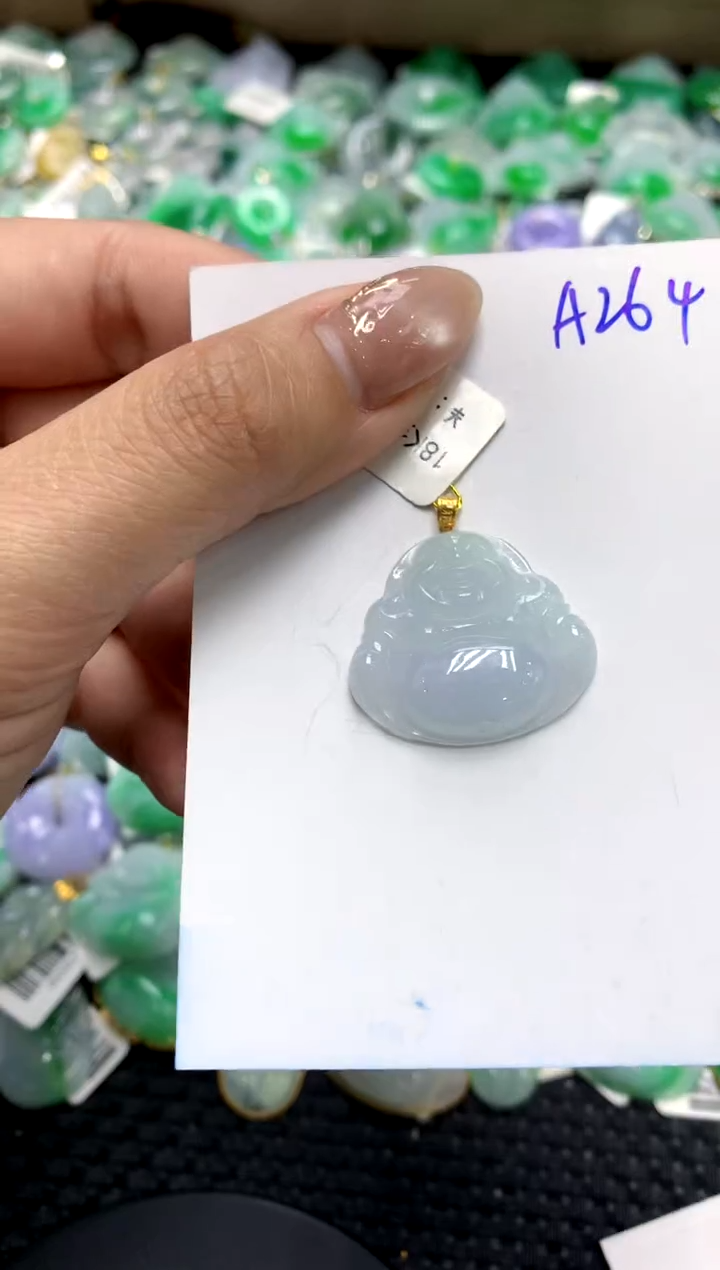 【闪购商品】翡翠颈饰18K金镶嵌1111111111111111