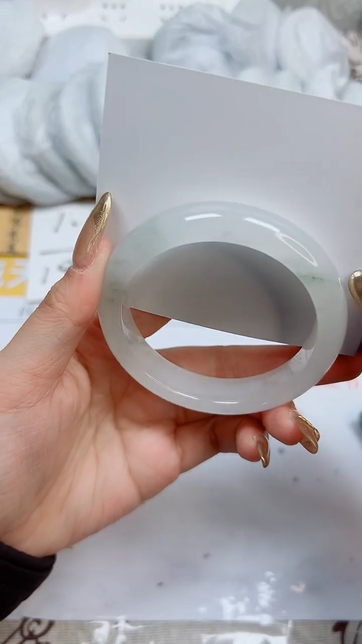 【闪购商品】石英质玉手镯合金K162-55