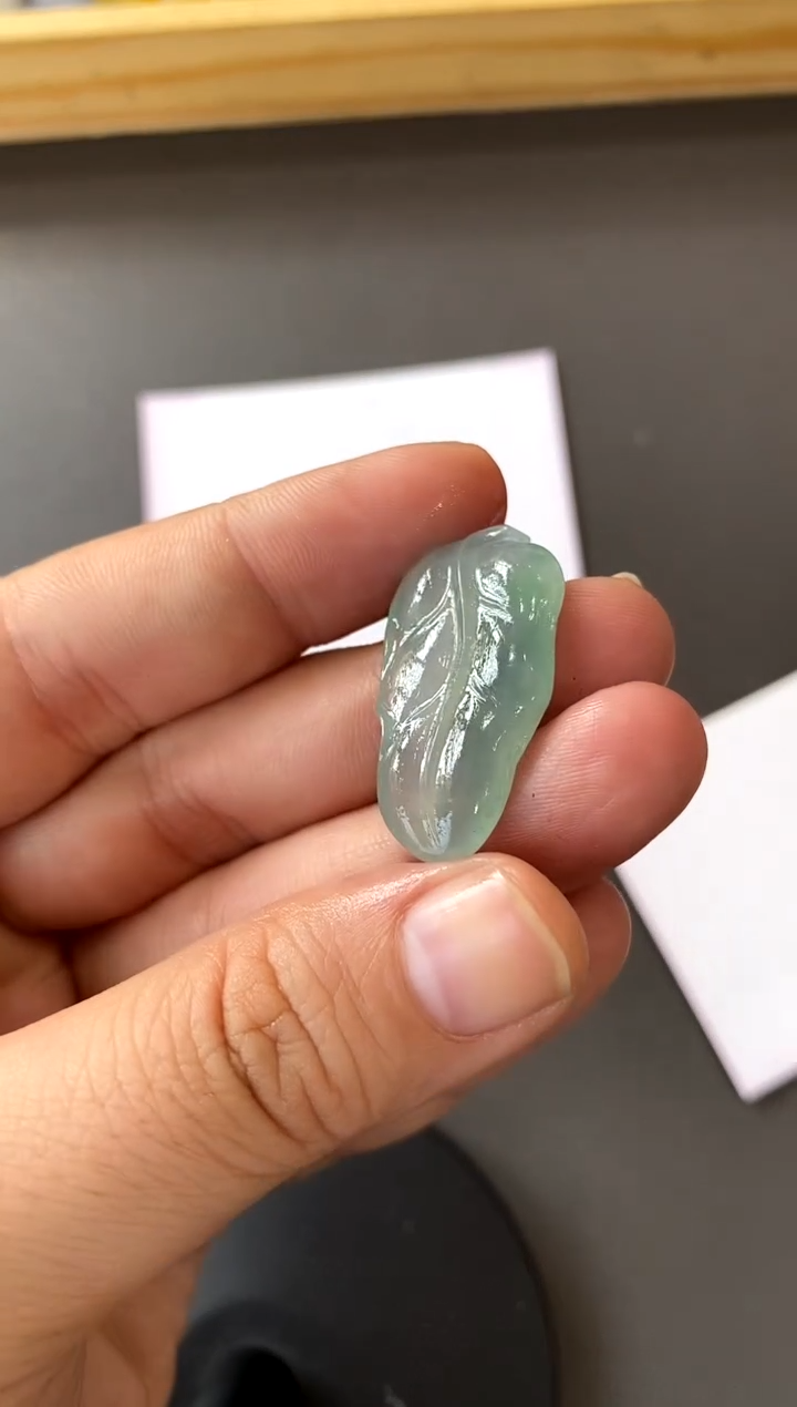 【闪购商品】定制翡翠未镶嵌叶子