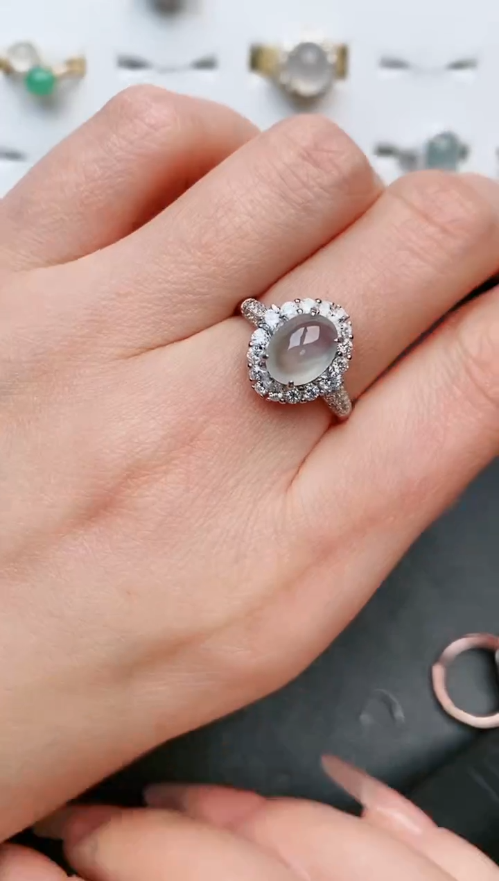 【闪购商品】翡翠戒指银S925镶嵌.....