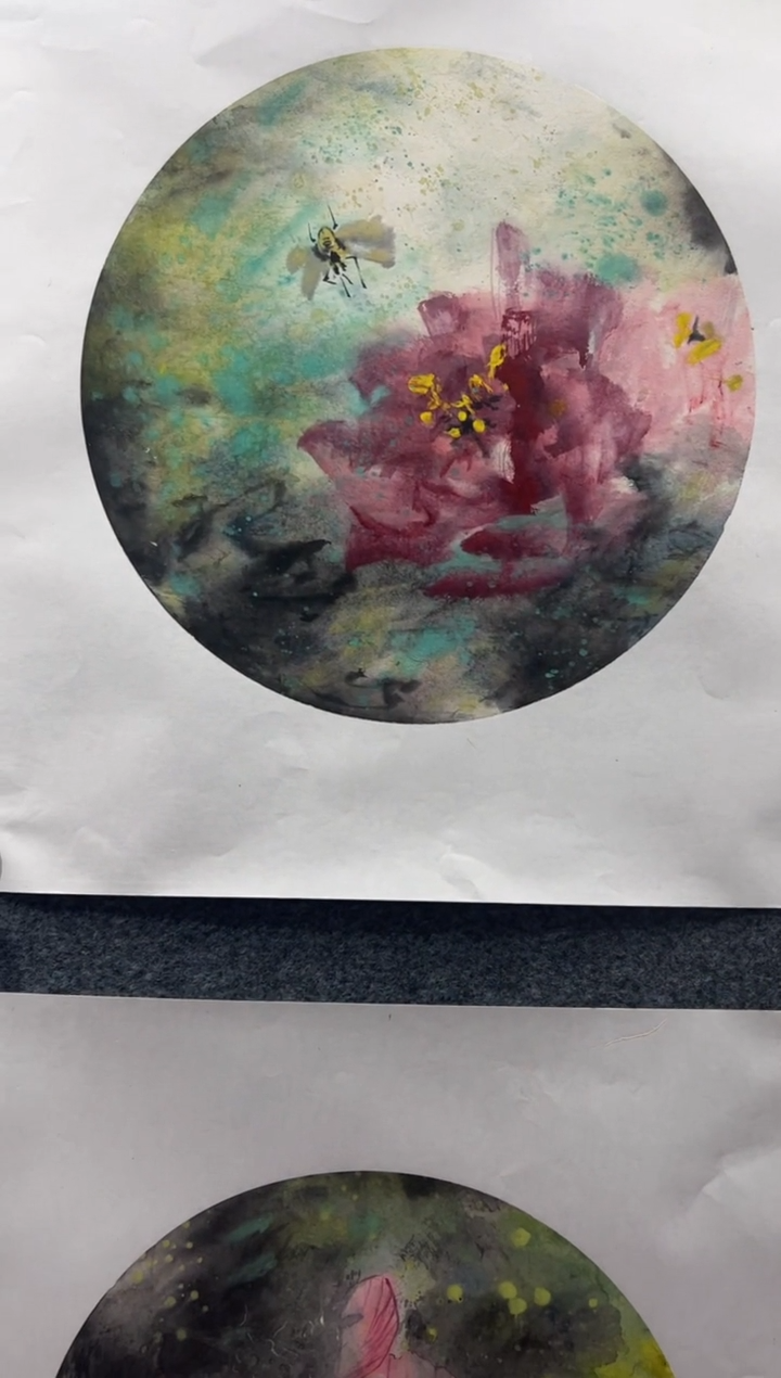 国画开播福利/两平尺扇面/国画