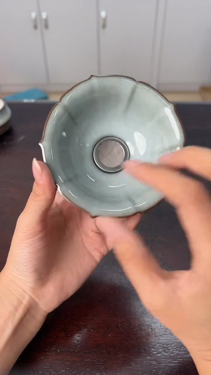 龙泉云间青瓷小米茶器