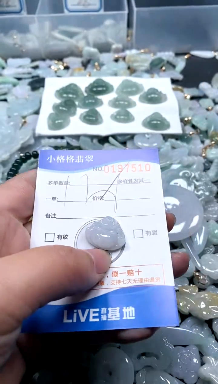 【闪购商品】翡翠颈饰未镶嵌闪购商品0197510