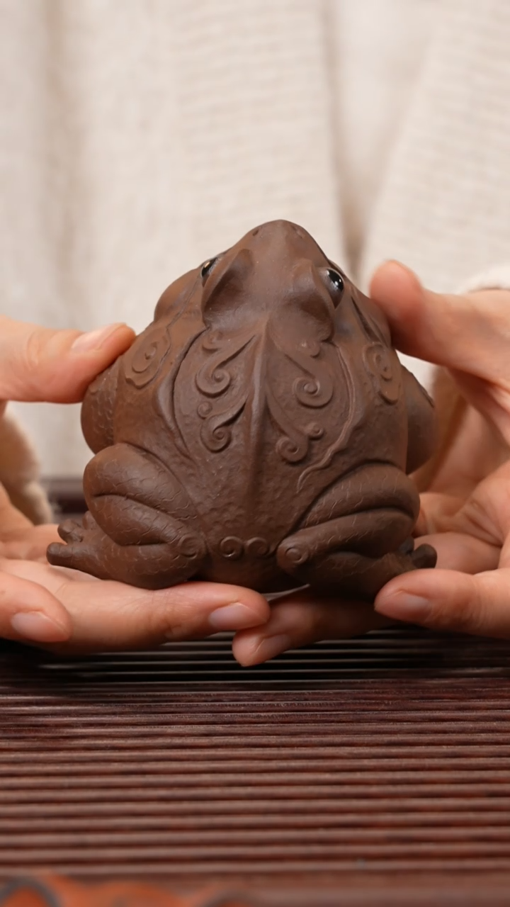 【闪购商品】紫砂茶宠中 号 富贵蛙