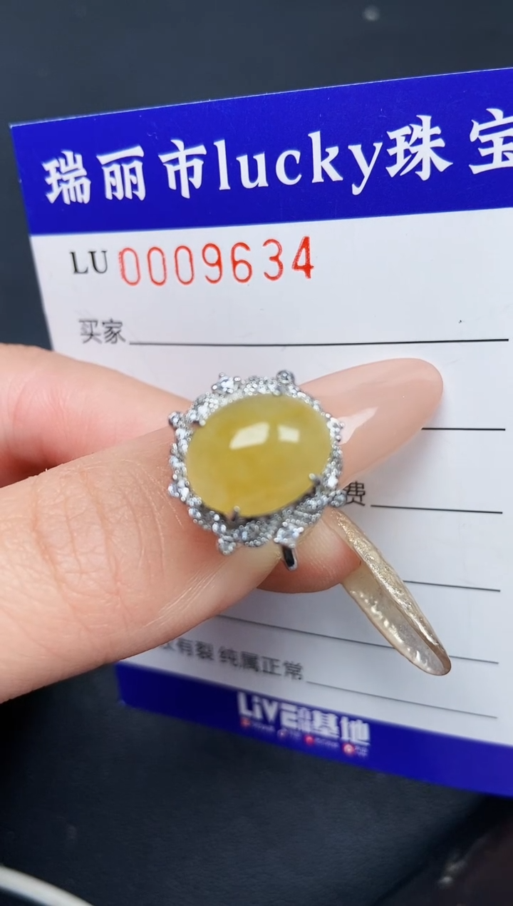 【闪购商品】翡翠颈饰银S925镶嵌9634