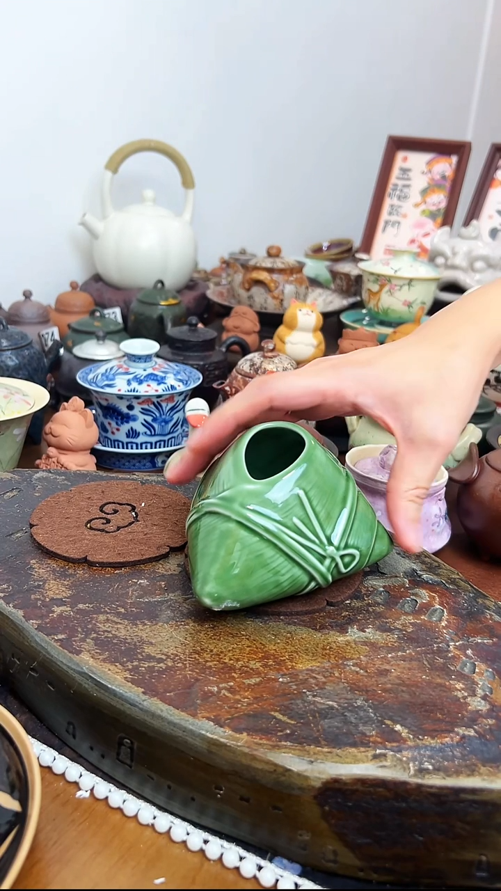 【 茶瓷物语】粽子花瓶