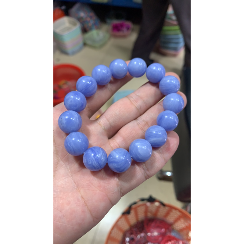 D 463  14 蓝纹手串