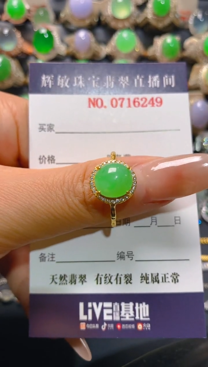【闪购商品】翡翠耳饰银S925镶嵌天然A货翡翠1