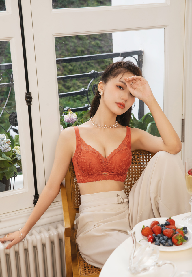 微天鹅新款文胸AB杯聚拢侧收收副乳内衣TW2910