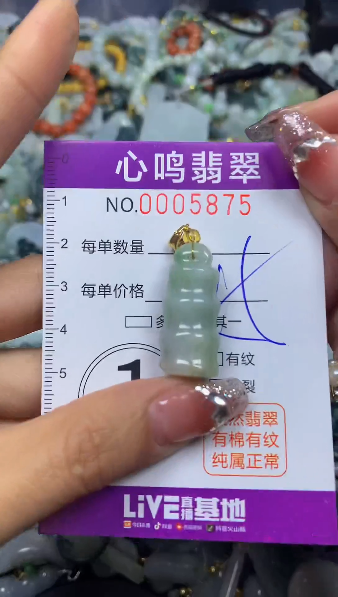 【闪购商品】翡翠颈饰未镶嵌闪购005875