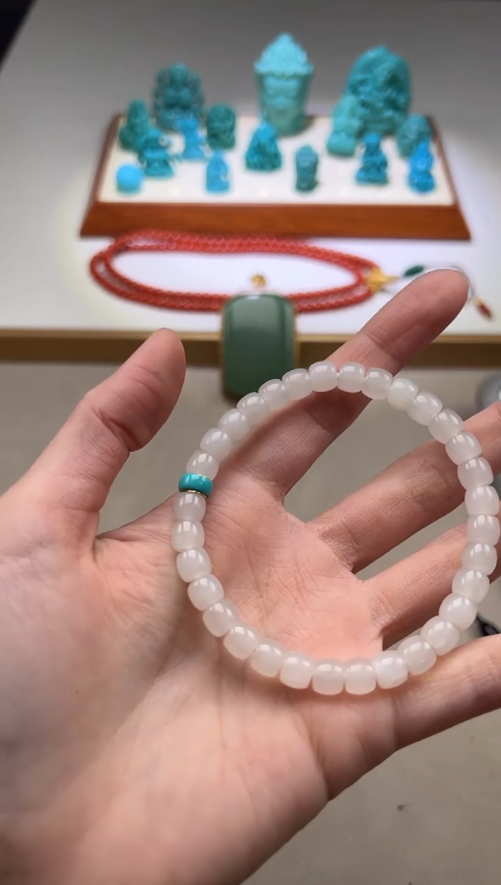 【闪购商品】和田玉（白玉）手串手串未镶嵌手串手串