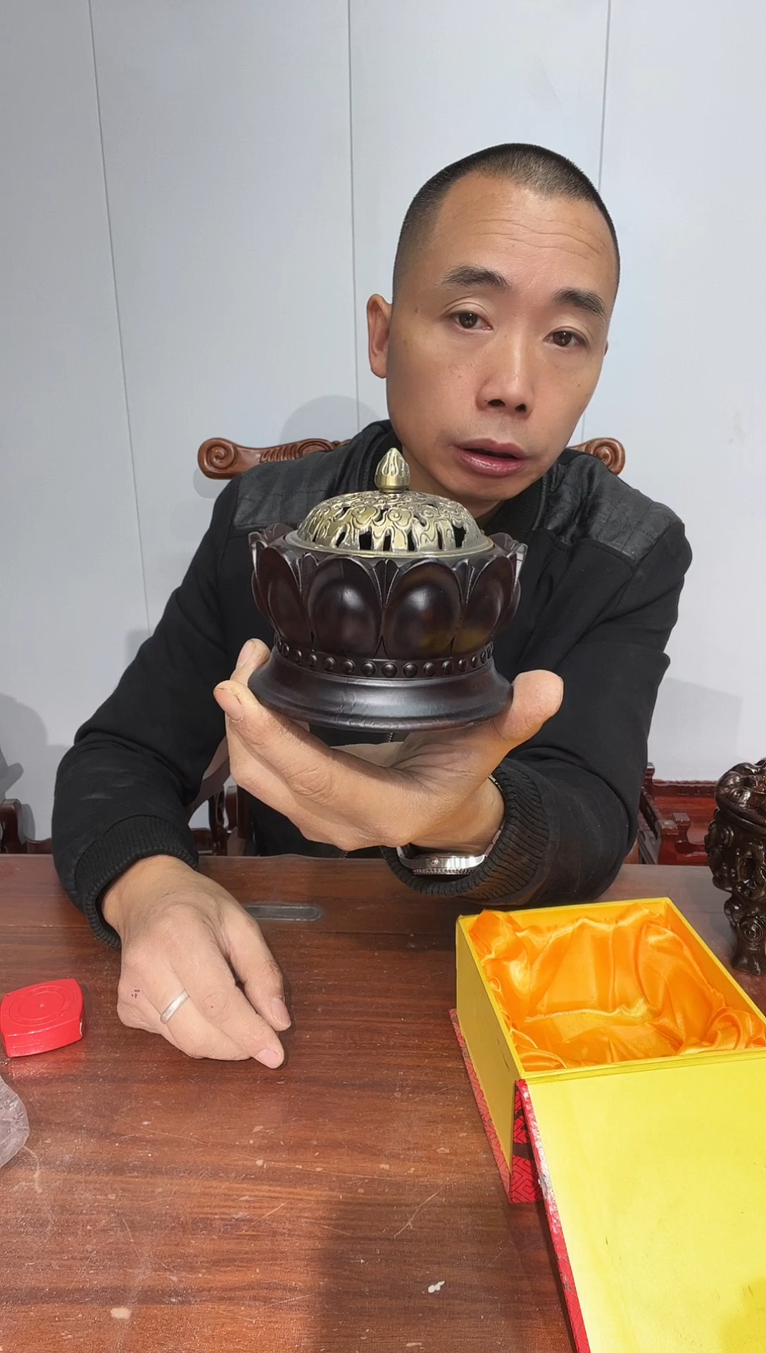 木佛**年香炉底座