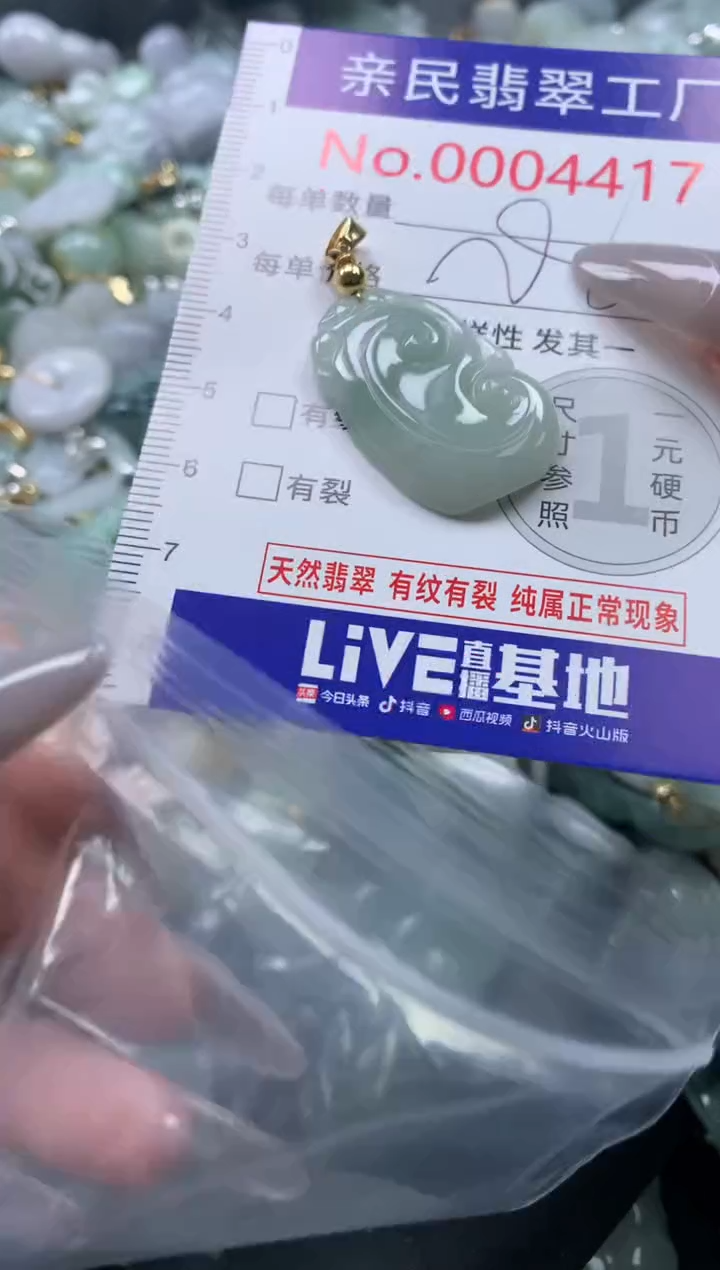 颈饰未镶嵌翡翠4417