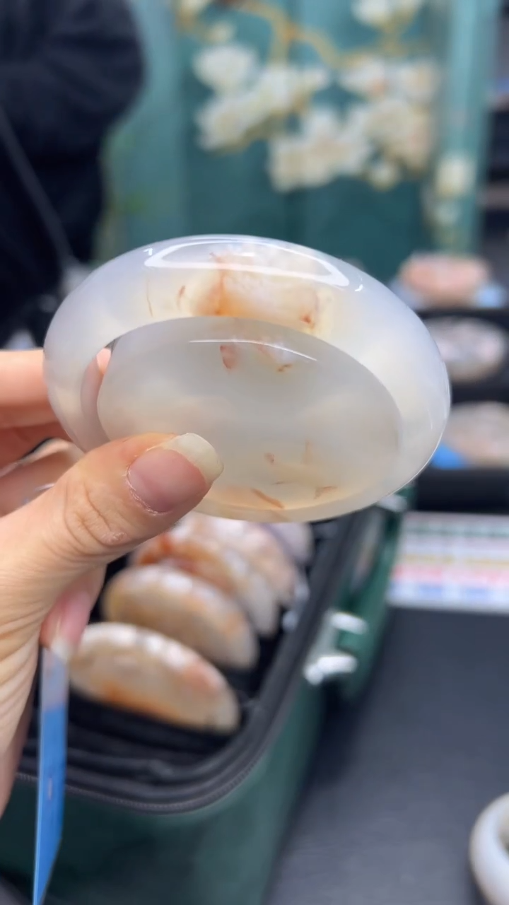 【闪购商品】石英质玉手镯未镶嵌A1190(56圈赠送镯心)