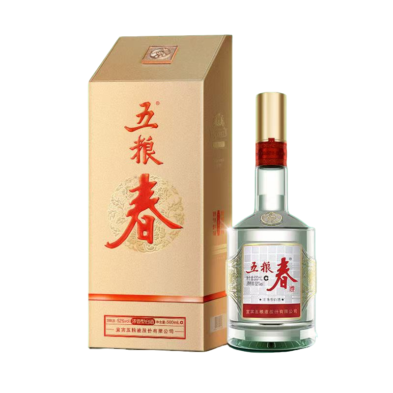 五粮液五粮春 52度500ml*1瓶 浓香型白酒