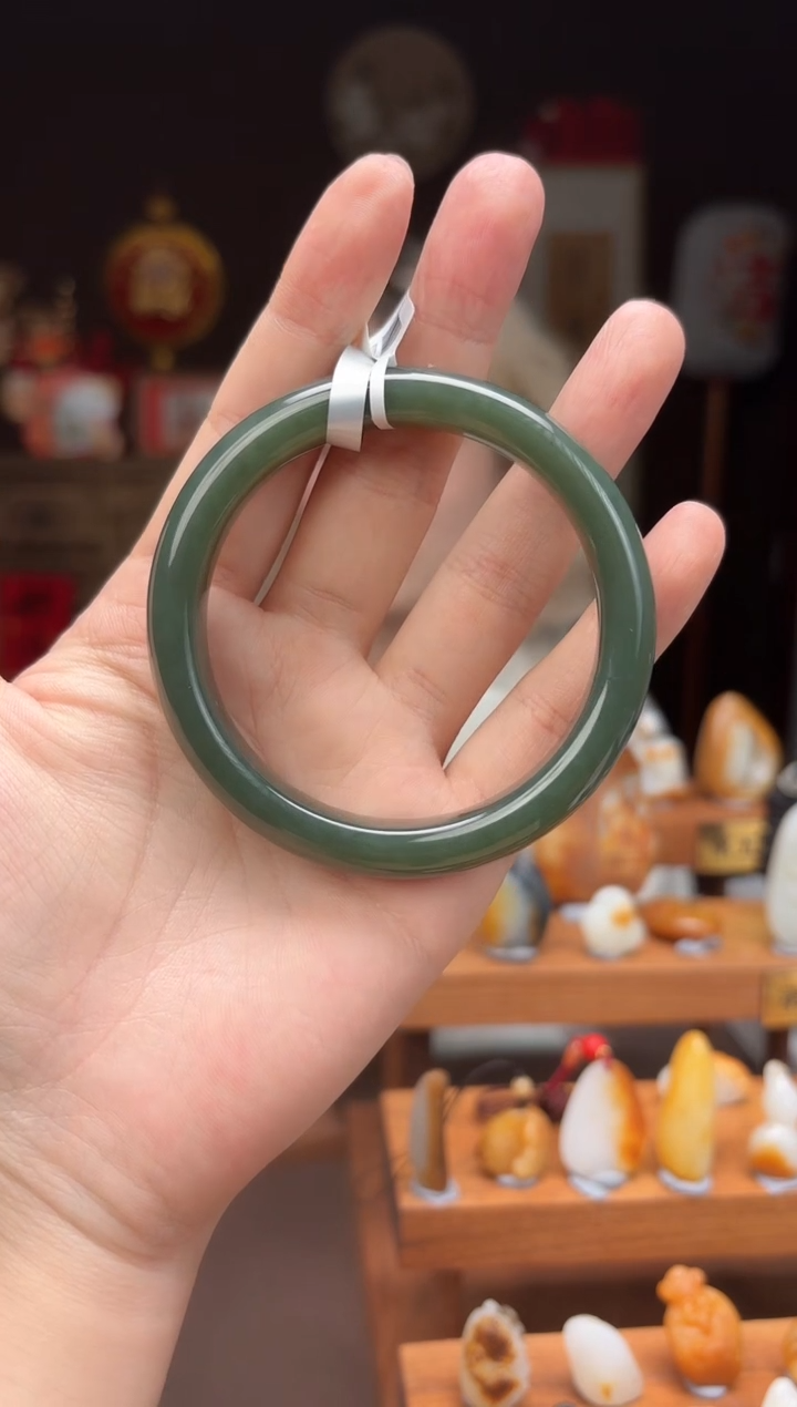 【闪购商品】和田玉挂件未镶嵌YY53 手镯58mm