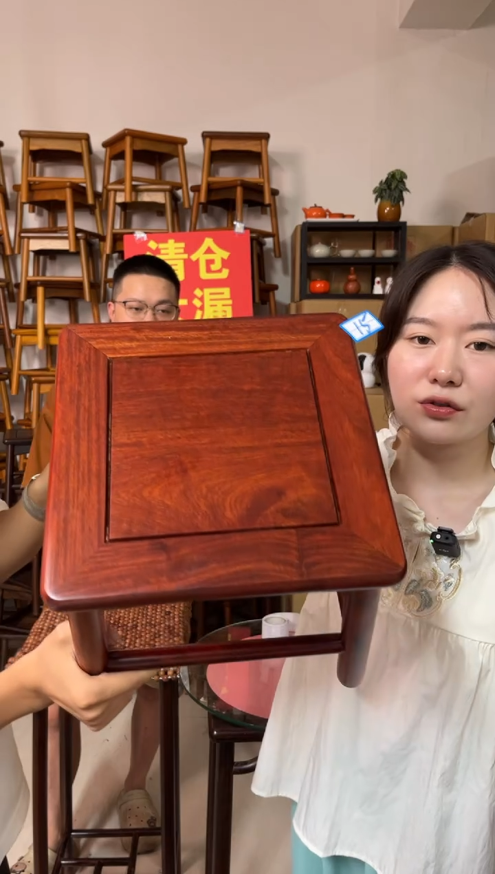 花梨木类缅甸花梨高档富贵凳