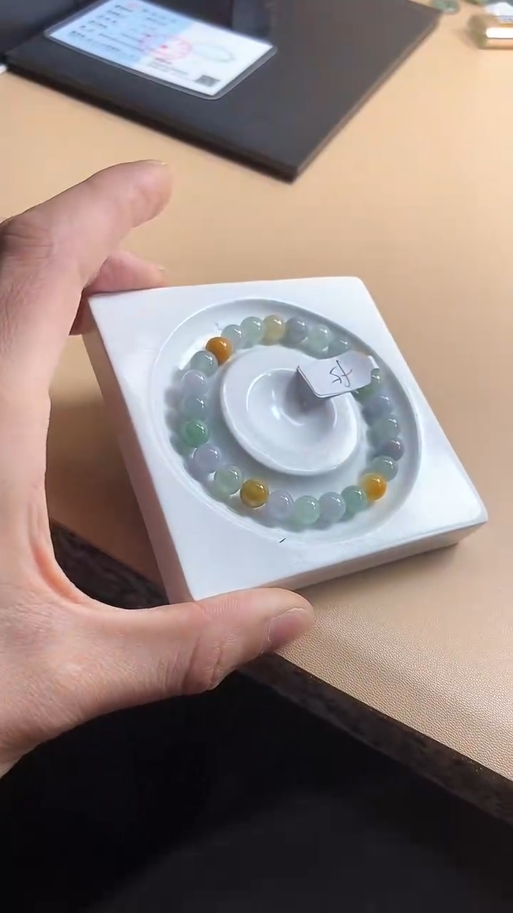 【闪购商品】翡翠手串未镶嵌天然翡翠A货手串F5