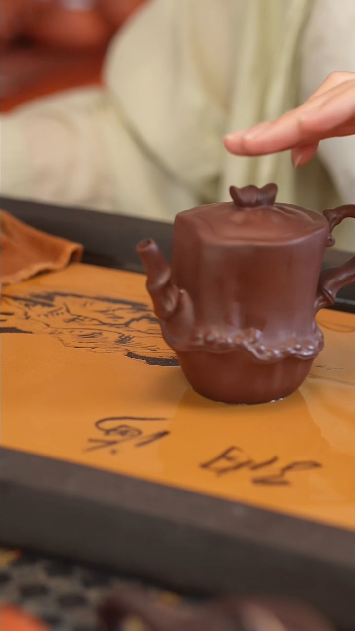 茶壶紫砂原矿手工制作200cc