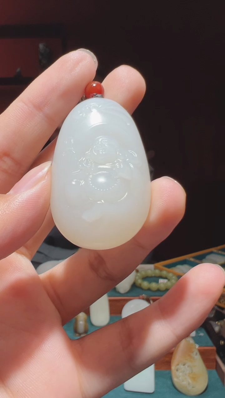 【闪购商品】和田玉吊坠(不含链)未镶嵌1