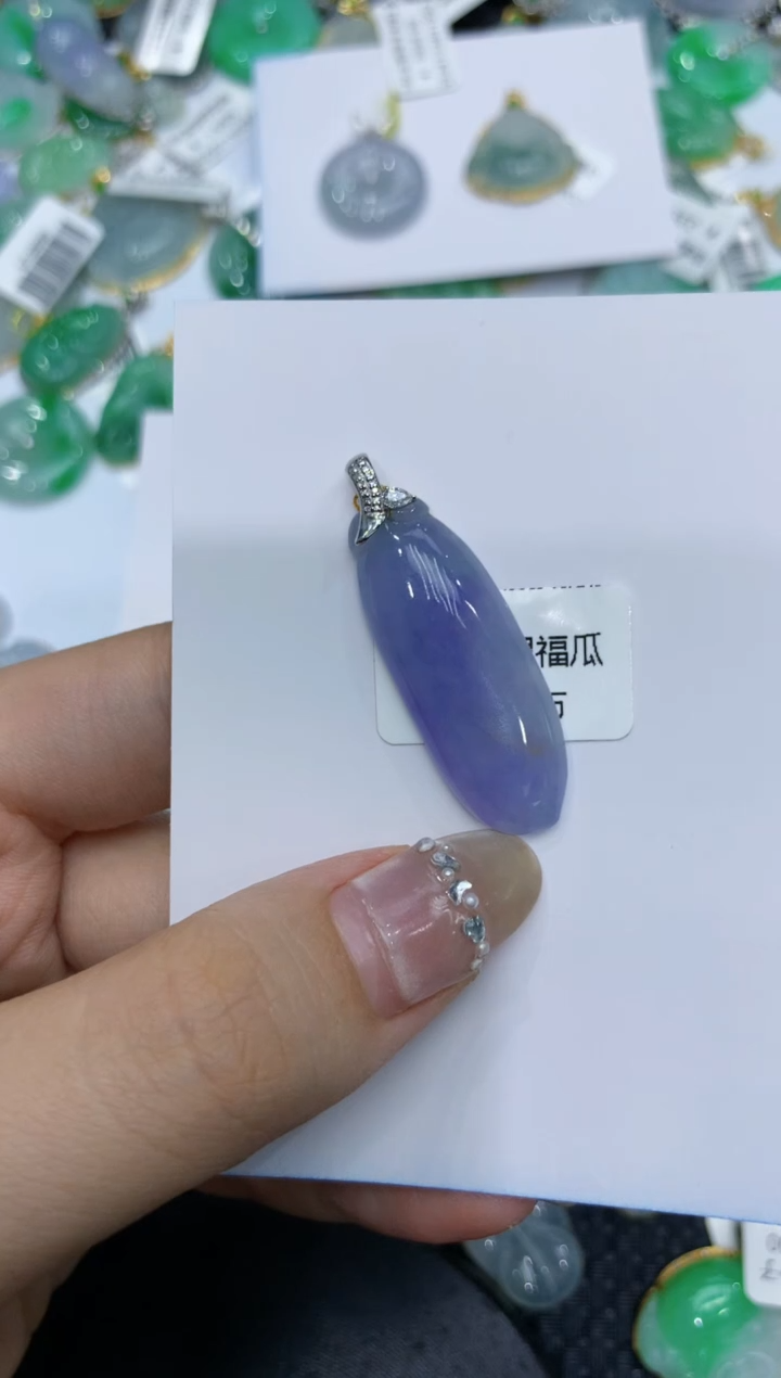 【闪购商品】翡翠颈饰18K金镶嵌222222222