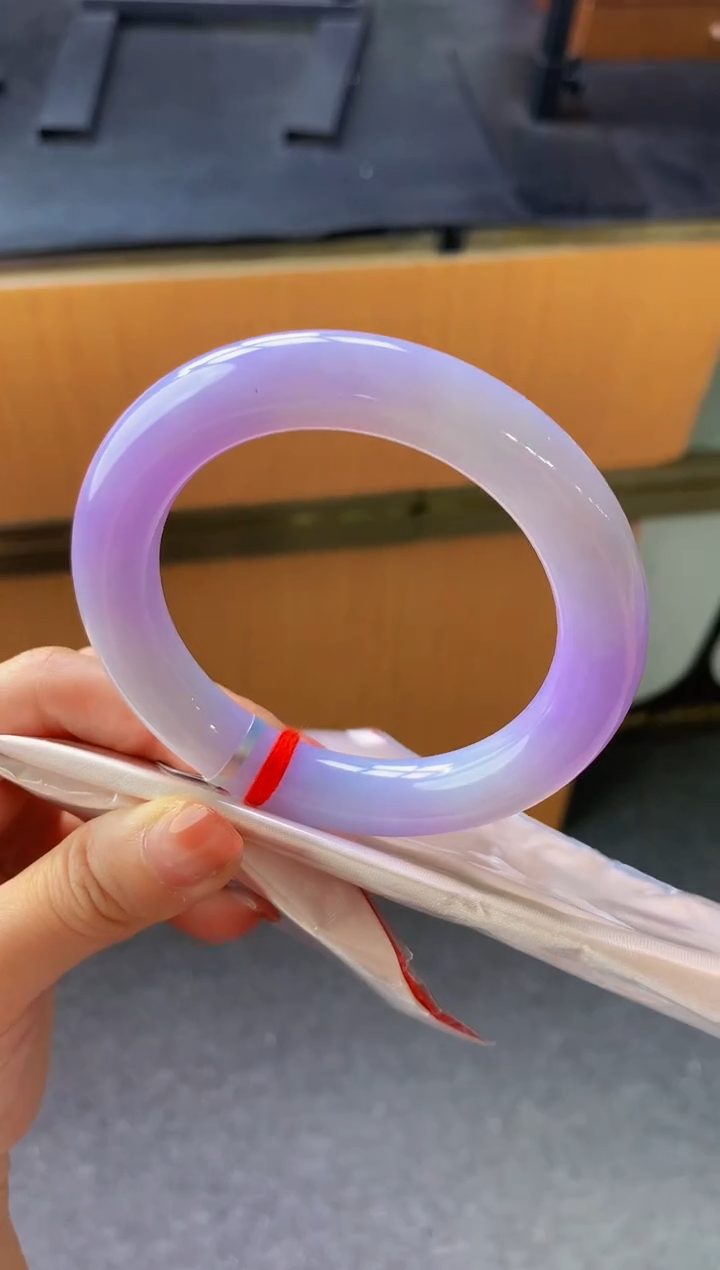 未镶嵌手镯翡翠-C233 圈口56.4