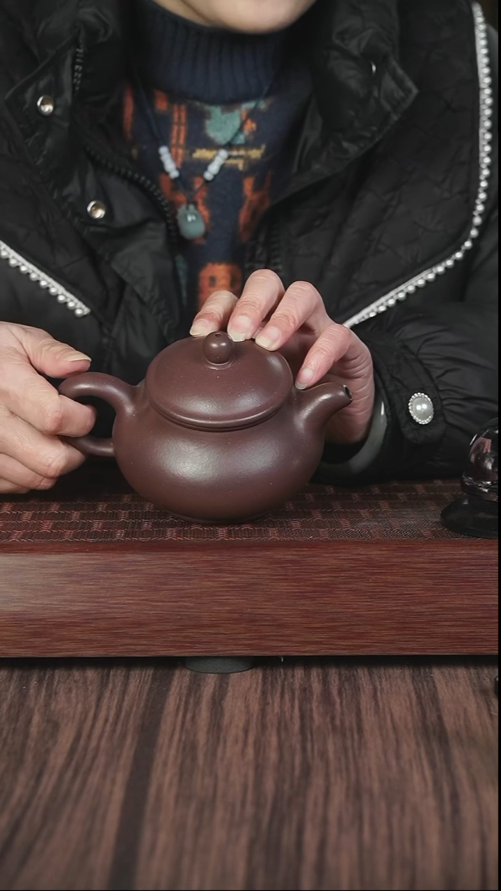 【闪购商品】紫砂茶壶wxj  紫泥  潘壶