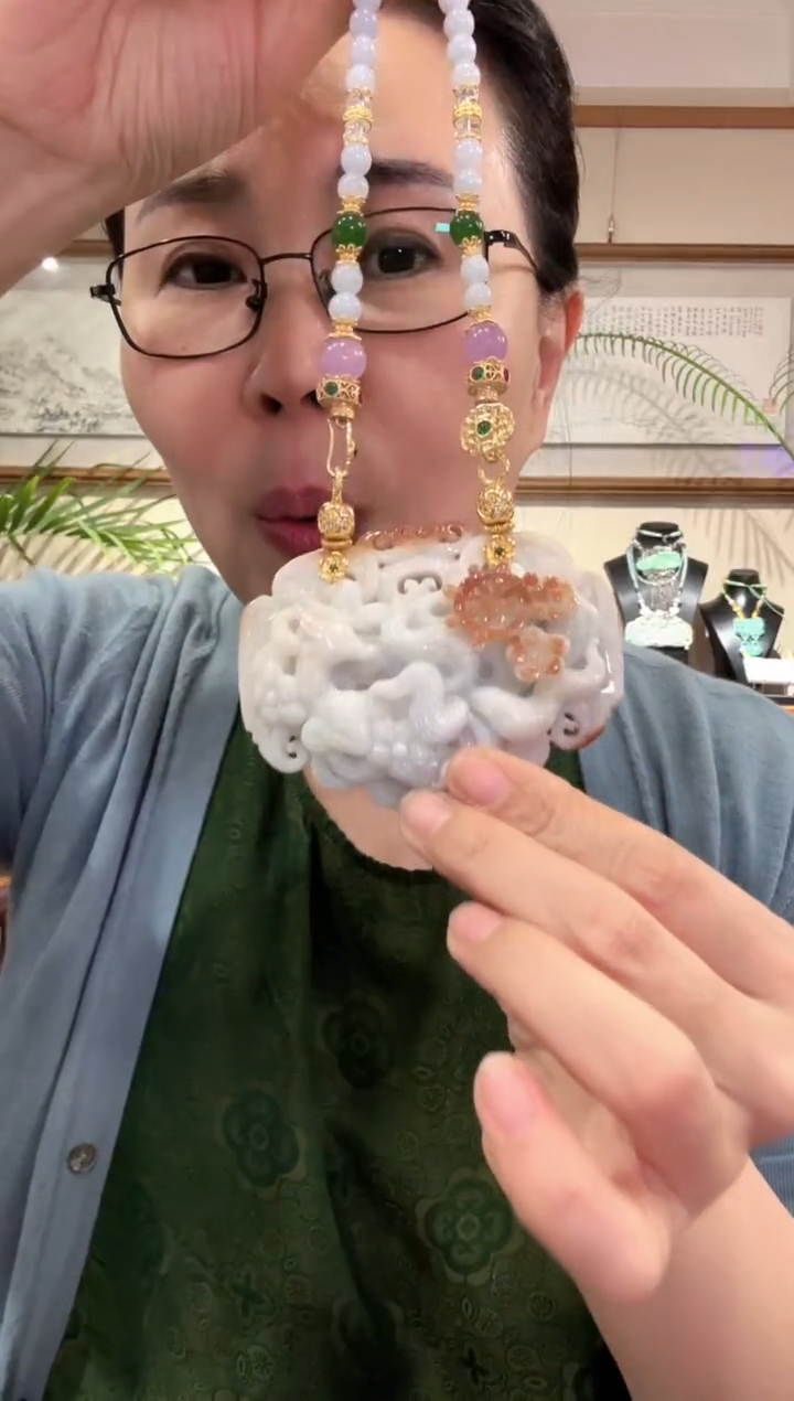 【闪购商品】翡翠颈饰未镶嵌国风